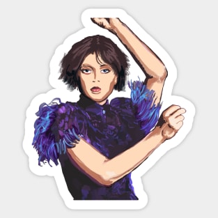 Wednesday dance - minimalist rogue Sticker